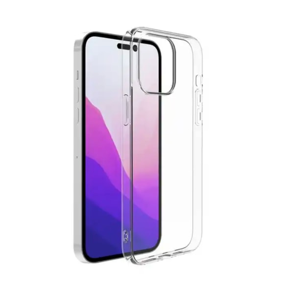 iPhone 15 PRO skal i silikon - Transparent - TPU