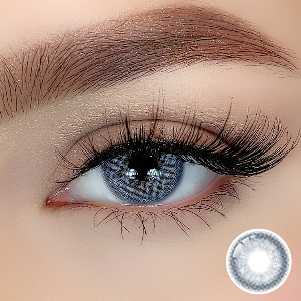 Värilliset piilolinssit – Aura Series – 12 kuukautta – Aura Blue