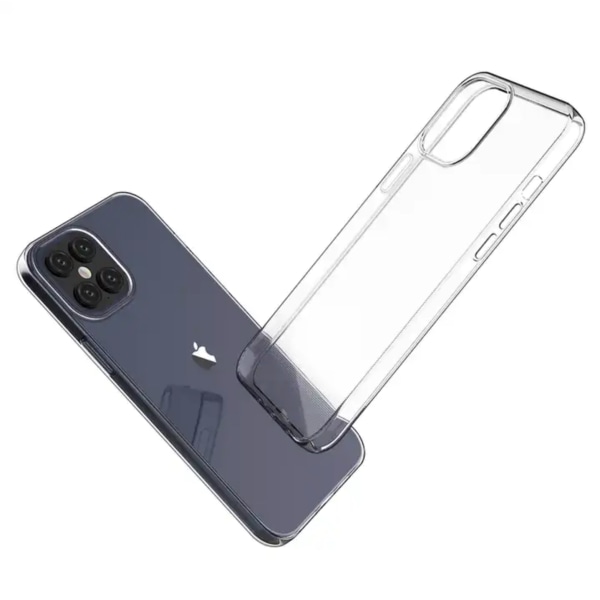TPU iPhone 13 Mini -puhelimelle - Läpinäkyvä - kestävä