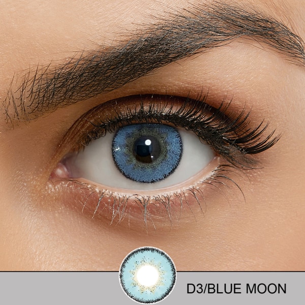Färgade Linser – Dream Series – 12 Månader – Blue Moon Blue Moon