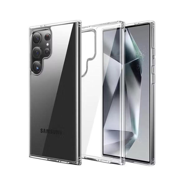 Samsung Galaxy S24 PLUS Transparent Silikon Skal - Genomskinligt & Clean