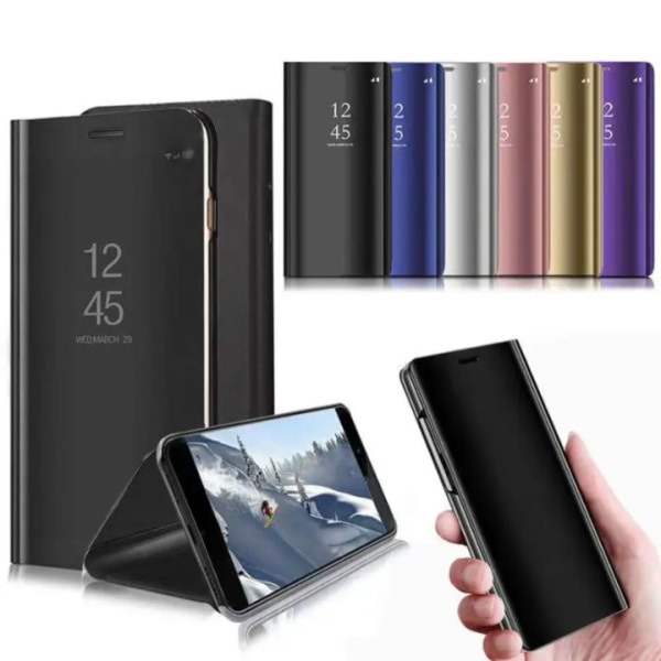 Samsung S23 PLUS Exklusivt Fodral / Flip Cover - Clear View svart