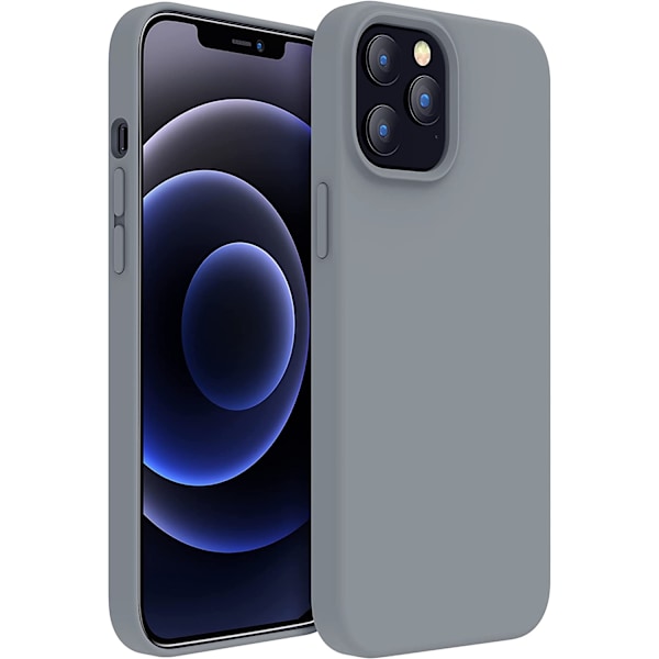 iPhone 13 Pro - Silikonskal MÖRKGRÅ Mörkgrå