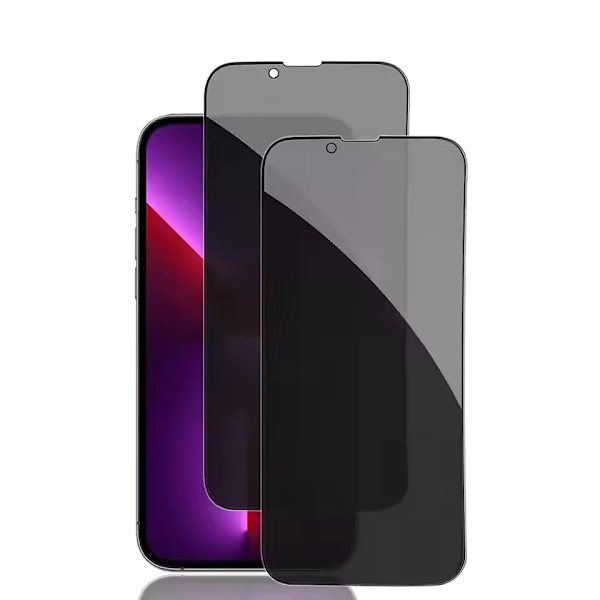 2 kpl iPhone 14 Plus Näytönsuoja Privacy karkaistua lasia