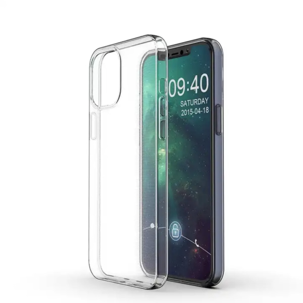 TPU iPhone 13 Mini -puhelimelle - Läpinäkyvä - kestävä