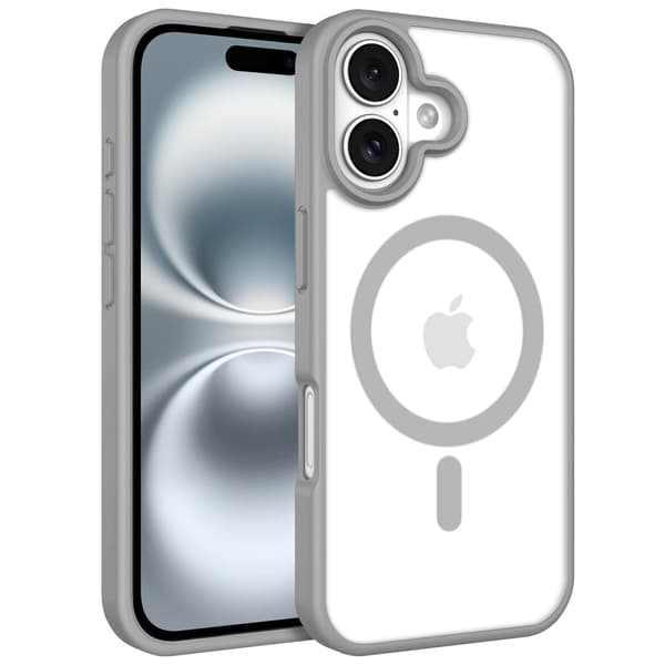 iPhone 17 Kuori MagSafe Color Clear - Harmaa