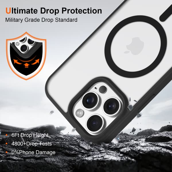 iPhone 13 Pro Max Skal MagSafe Color Clear - Vit