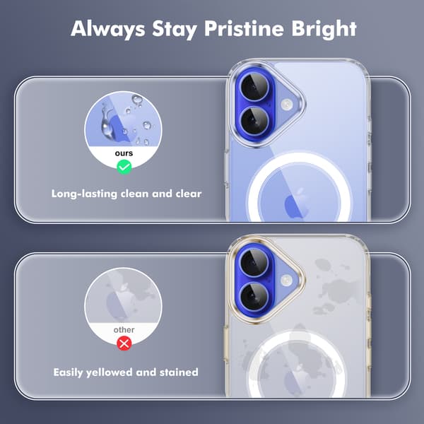 iPhone 16 Cover - Magsafe Transparent Cover