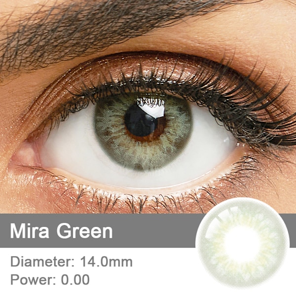 Färgade Linser – Mira Series – 12 Månader - Green