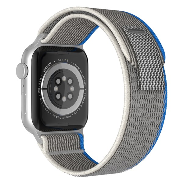 Armband Trail-Band Apple Watch 42mm/44mm/45mm/49mm - Hållbar & Komfort Vit / Gul