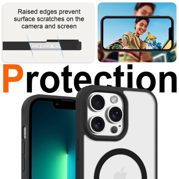 iPhone 13 Pro Max Skal MagSafe Color Clear - Vit