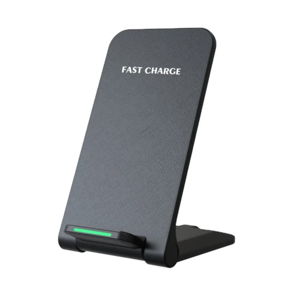Trådløs Oplader - SAMSUNG - IPHONE -  FAST CHARGE - BØJBAR - Qi sort