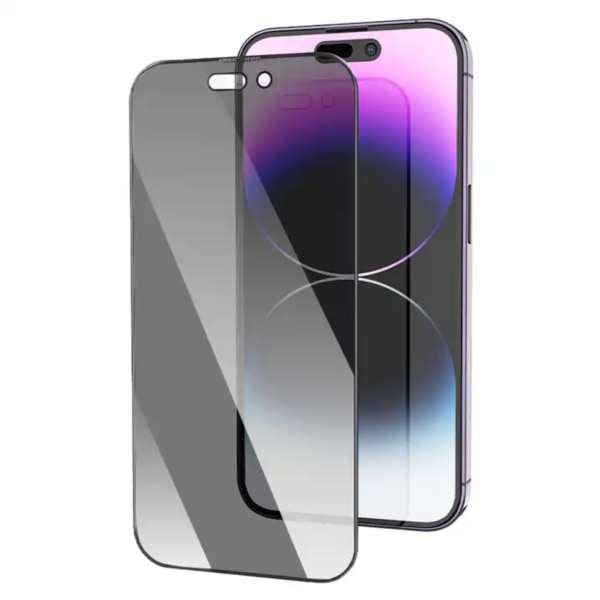 iPhone 12 Mini Näytönsuoja Privacy Premium Tempered Glass / Täysi peittävä näytönsuoja
