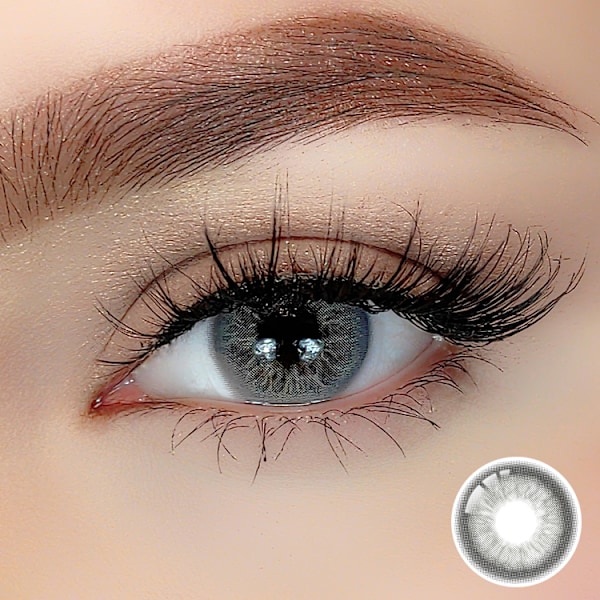 Färgade Linser – Aura Series – 12 Månader – Aura Gray
