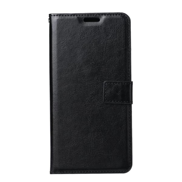Samsung S23 PLUS Læder Wallet Case – 3 Kortlommer – Sort sort