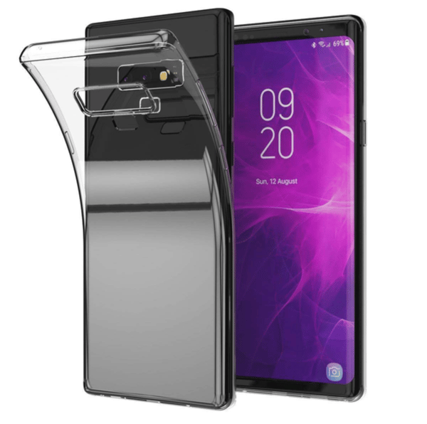 2-Pack Samsung NOTE 9 Transparent Skal i silikon