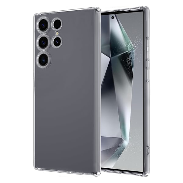 Samsung Galaxy S24 PLUS Transparent Silikon Skal - Genomskinligt & Clean
