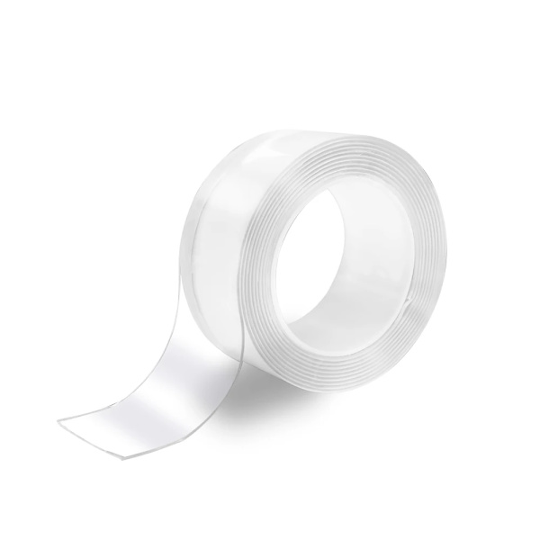 Nano Tape Transparent - Uudelleen käytettävä ja kaksinkertainen liima - 1 METER 1 m