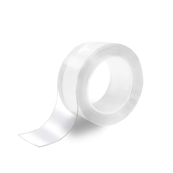 Nano Tape Transparent - Uudelleenkäytettävä ja kaksinkertainen liima - 5 METRIÄ 5 m