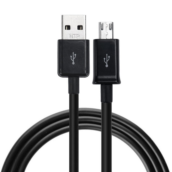 Ladekabel til PS3/PS4 – Micro-USB 1 meter – Sort black