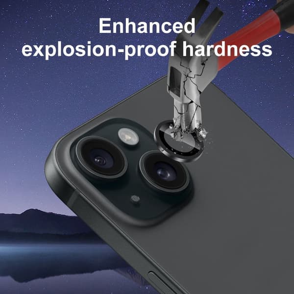 2-Pack iPhone 14 PRO / iPhone 14 PRO MAX Linssisuoja Kameran suojus karkaistua lasia