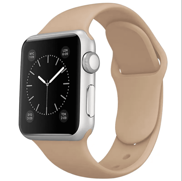 Silikonearmbånd Glat Til Apple Watch 38-41mm - Mørkeblå blue
