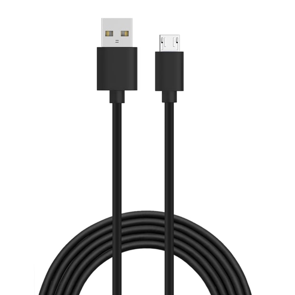 Laddkabel Micro USB - 3 Meter - Samsung/HTC/Nexus/Nokia/V8 svart