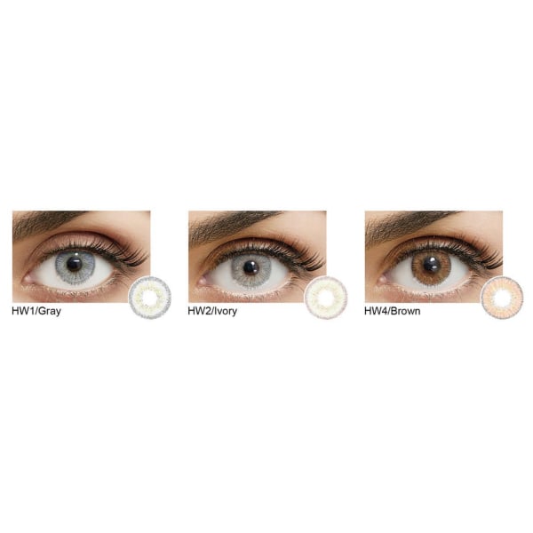 Färgade Linser – Hollywood Series – 12 Månader – Ivory Ivory