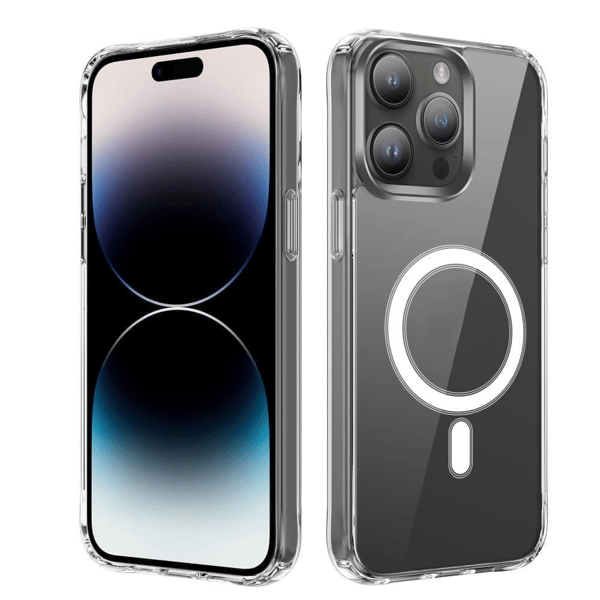iPhone 15 PRO Cover Magnetisk Transparent Cover
