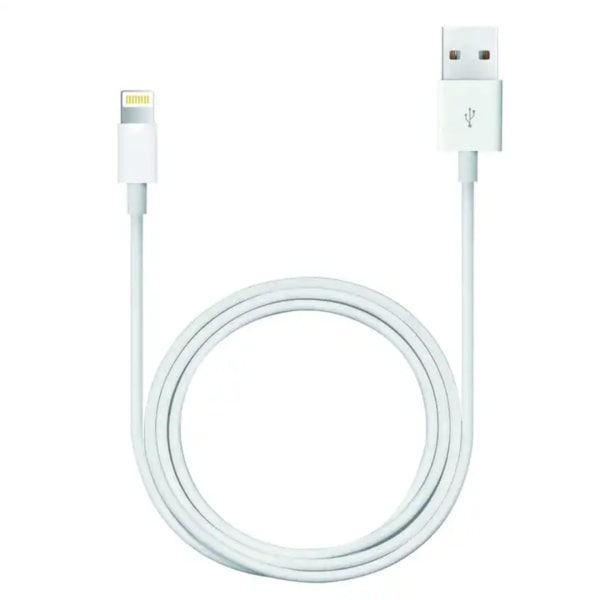 iPhone oplader 1 Meter Lade & Synk kabel - HVID