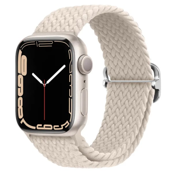 Elastisk Armbånd Vævet Apple Watch 38mm/40mm/41mm - Sort Mixfarve Svart Mixad 