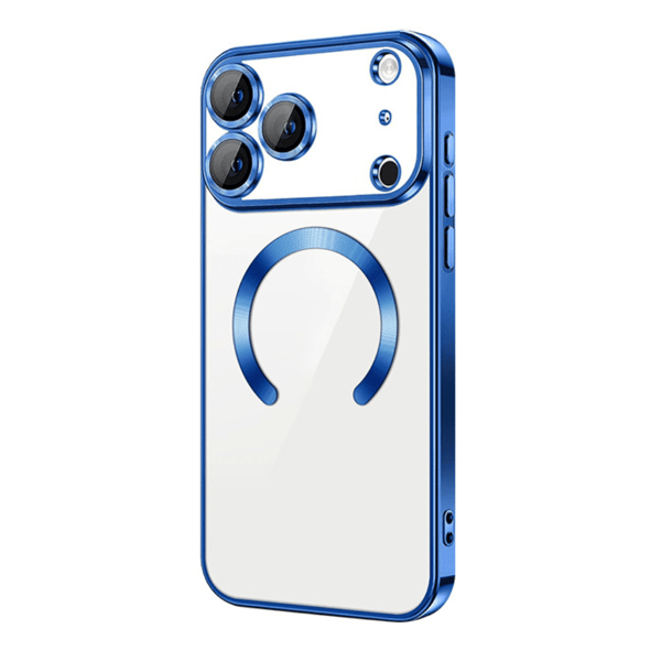 iPhone 18 PRO Cover – Metallisk Magnetisk Cover - Blå