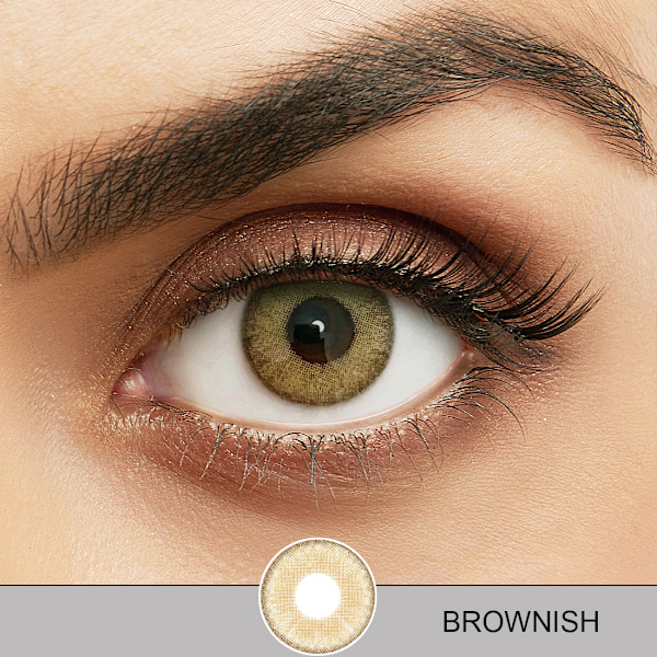 Färgade Linser – Pixie Series – 12 Månader – Brownish