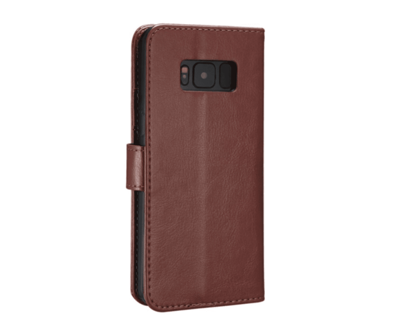 Samsung S8 PLUS Pung Etui i LÆDER (3 kort) - 7 Farver - BLÅ
