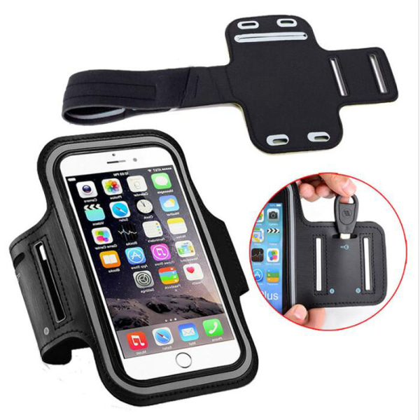 Sportarmband till iPhone 6/6s - Mobilhållare - Träning - Silver silver