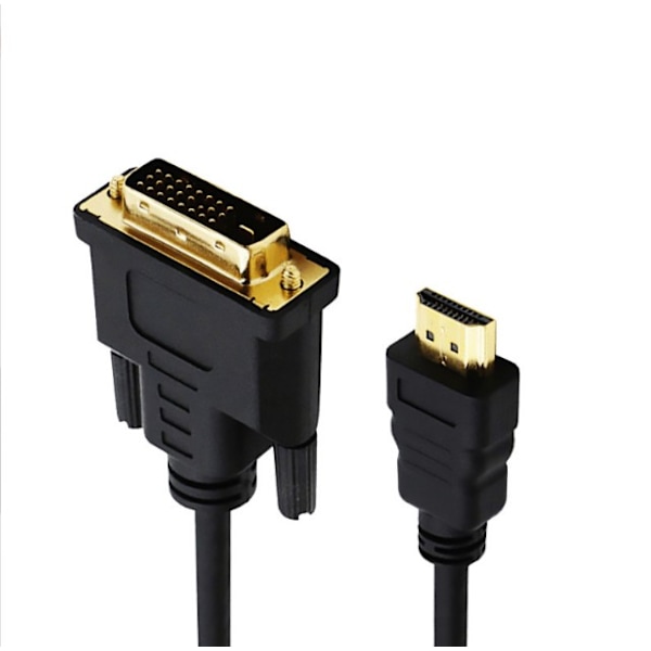 HDMI til DVI Kabel - DVI-D 24+1 – 3 METER