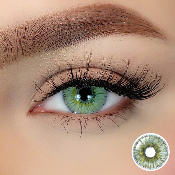 Färgade Linser – Pixie Series – 12 Månader – Jade Green