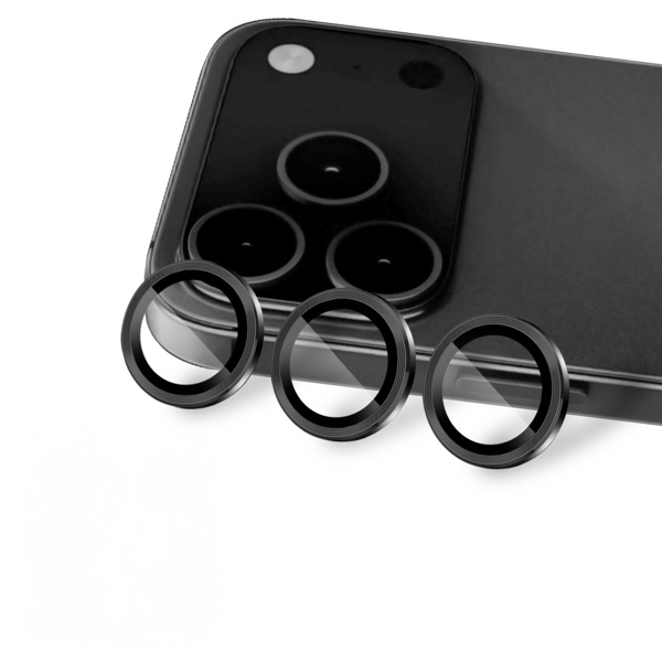 2-pakkaus iPhone 18 Pro Max -linssinsuojus, karkaistu lasinen kamerasuoja