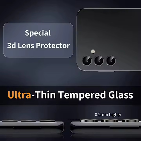 Samsung S24 - Kamerabeskyttelse i Hærdet Glas - Beskyt dit kamera
