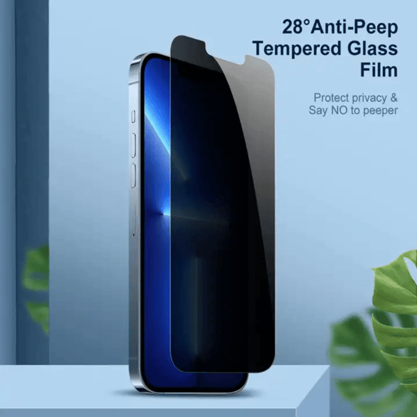 2-pakkaus iPhone 12 Mini -näytönsuoja Privacy Premium karkaistua lasia