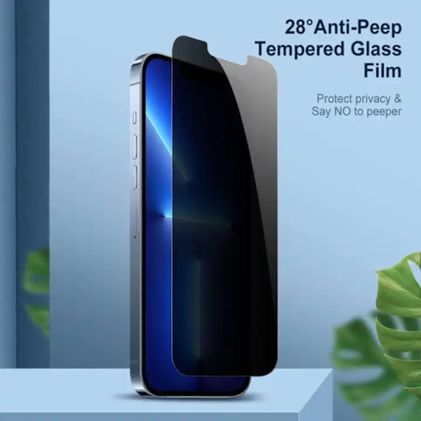 iPhone 12 Pro Max - Privacy-näytönsuoja karkaistua lasia