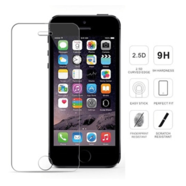 iPhone 5 / 5s / SE karkaistu lasi näytönsuoja - 3 PACK - Vahva suoja