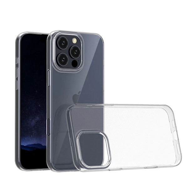 iPhone 16 Pro Skal - Genomskinligt Skyddande Stöttåligt