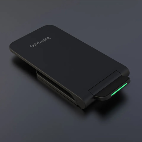 Trådløs oplader - SAMSUNG S22 / S23 / S24 FAST CHARGE - Qi sort