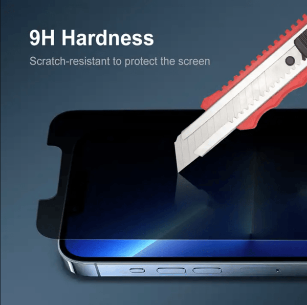 2-pakkaus iPhone 12 Mini -näytönsuoja Privacy Premium karkaistua lasia
