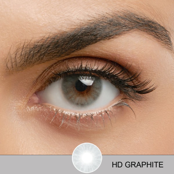 Farvede linser - HD-serien - 12 måneder - grafit Graphite