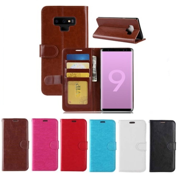 Plånboksfodral Samsung NOTE 9 i LÄDER (3 kort) - BRUN brun