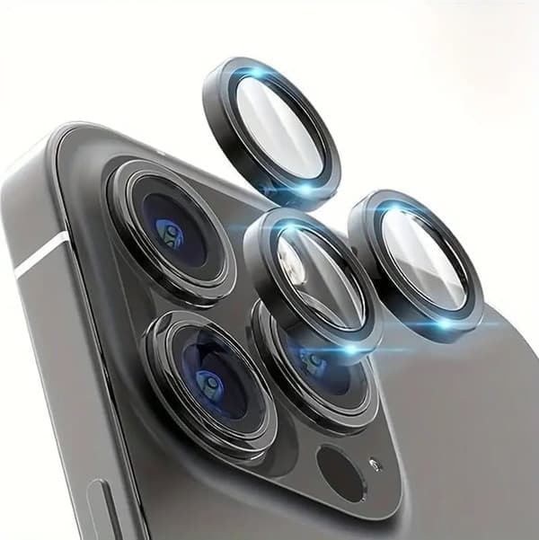 2-Pack iPhone 13 Pro Max Linsskydd Kameraskydd i Härdat Glas