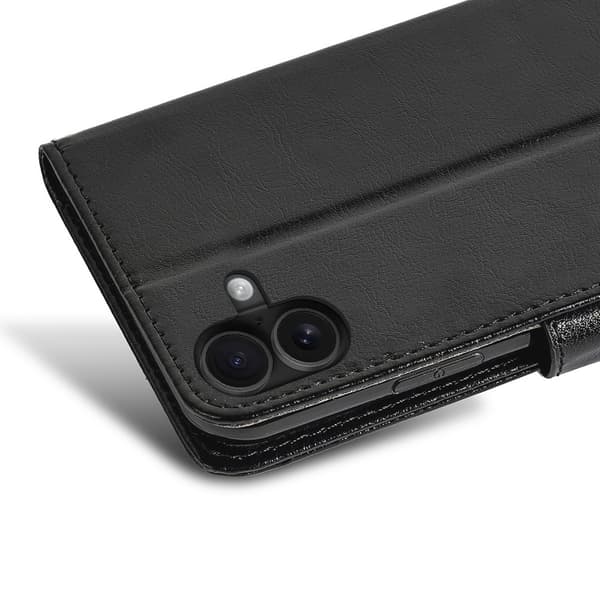iPhone 17 Lompakkokotelo Nahkaa – 3 Korttipaikkaa – PUNAINEN punainen