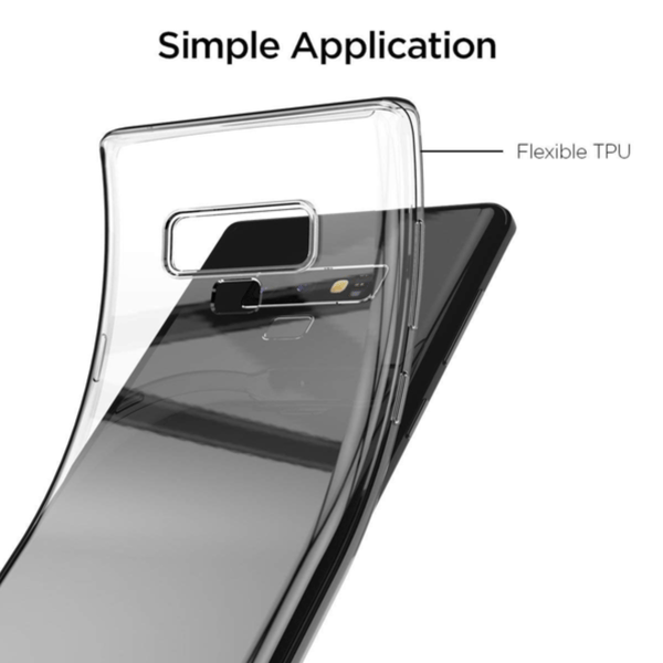 Samsung NOTE 9 - Transparent silikone cover - TPU